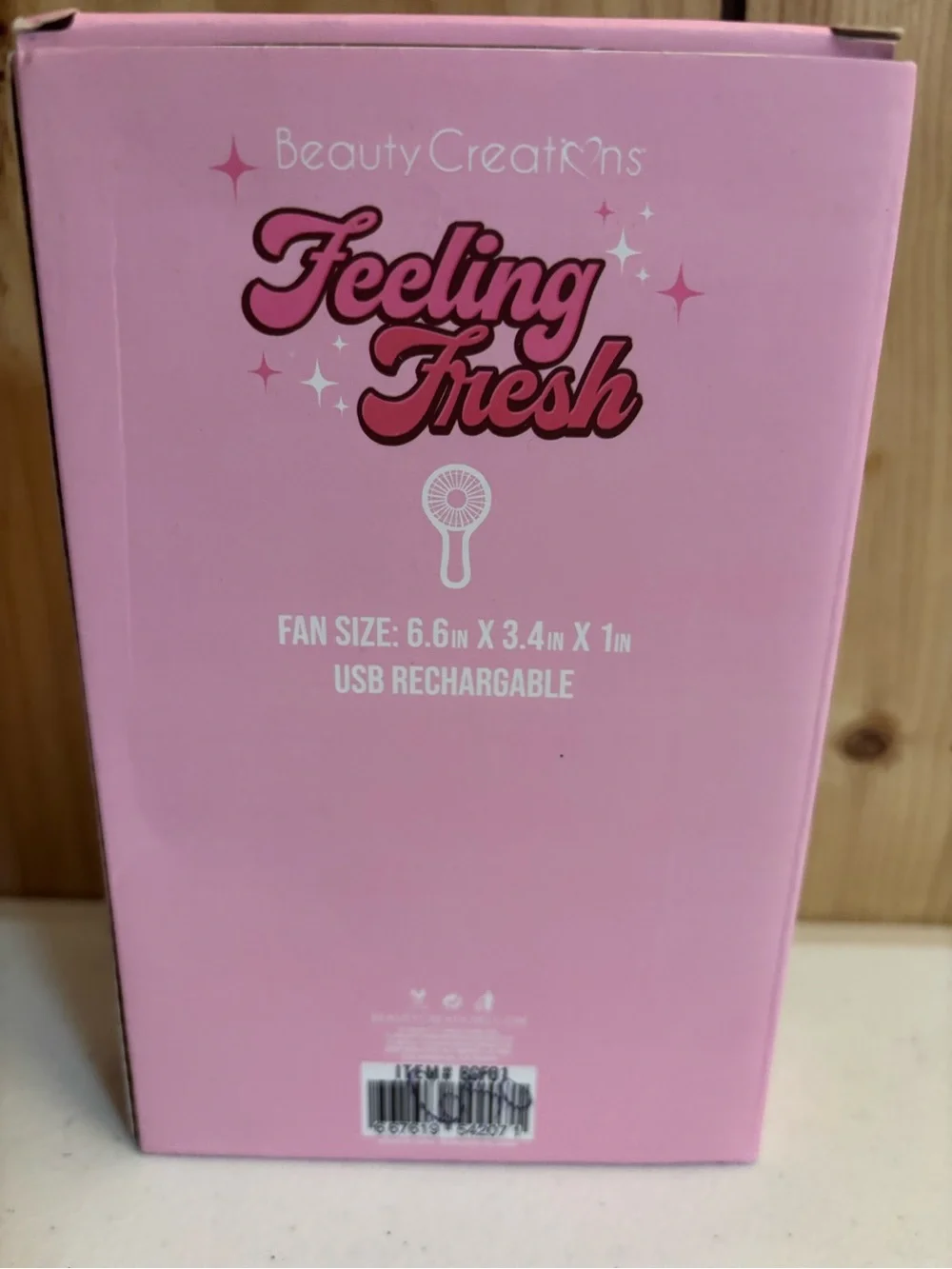 NEW Beauty Creations “Feeling Fresh” Portable Handheld Fan